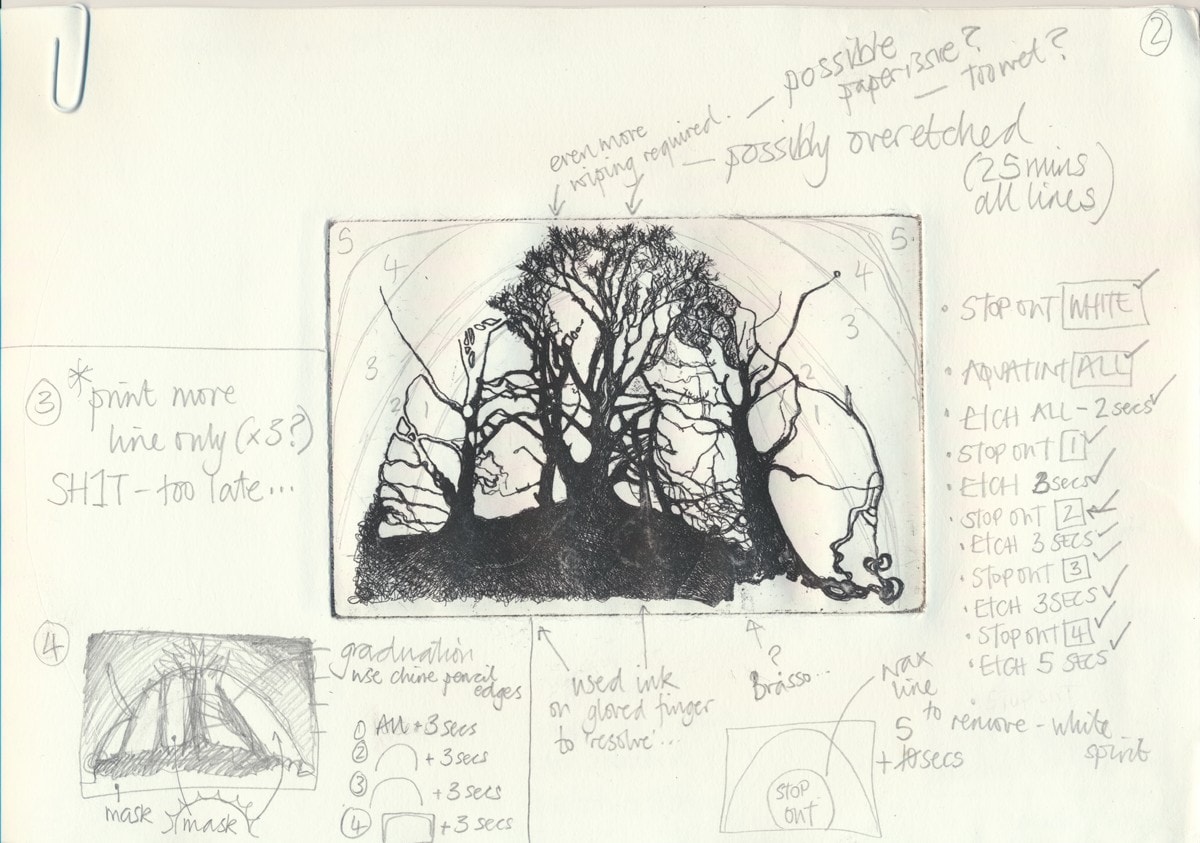 Into the Trees notes page 2 for wip