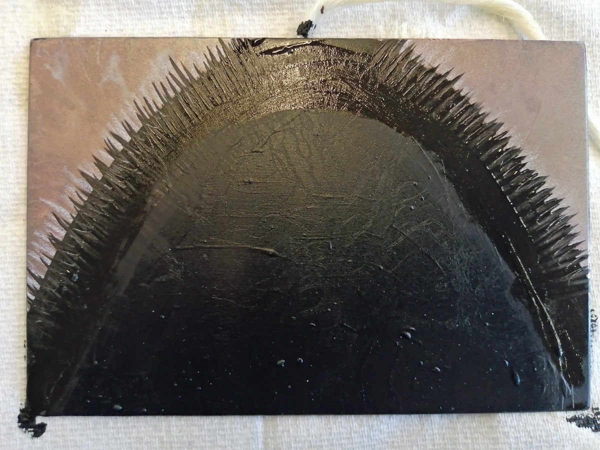 Stop out coarse feathering to merge the aquatint