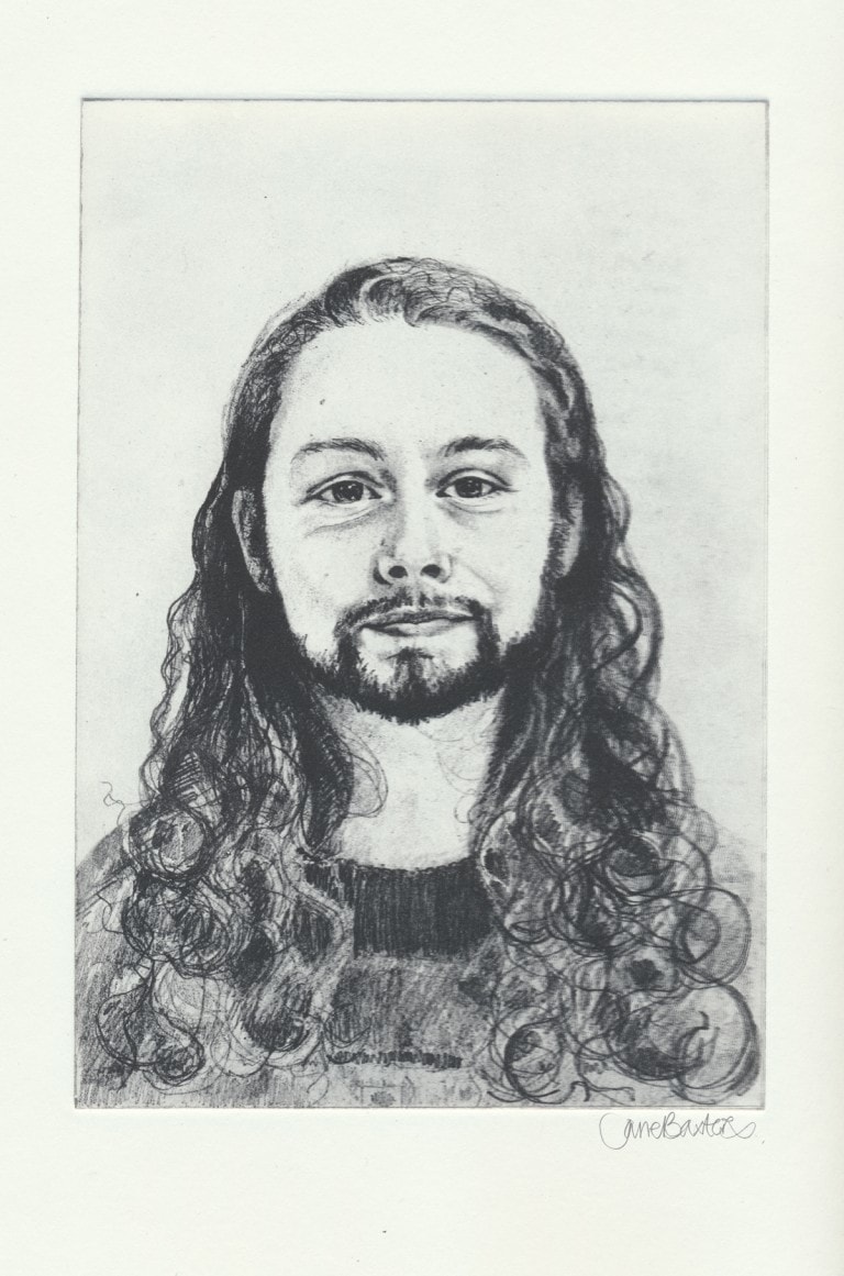 Ronan - a solar plate 'etching'