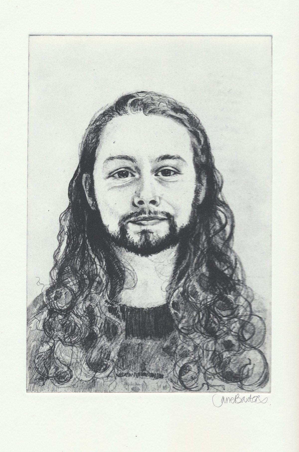 Ronan - a solar plate 'etching'